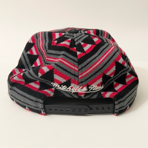 Chicago Bulls Snapback Hat Southwest Aztec Mitchell And Ness Cap - Picture 4 of 16